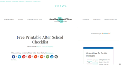 Desktop Screenshot of morethanamomofthree.com